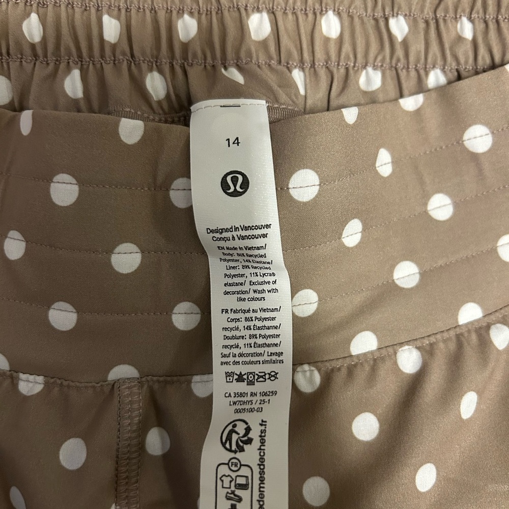 lululemon athletica Kids Polka Dot Tan Bottoms